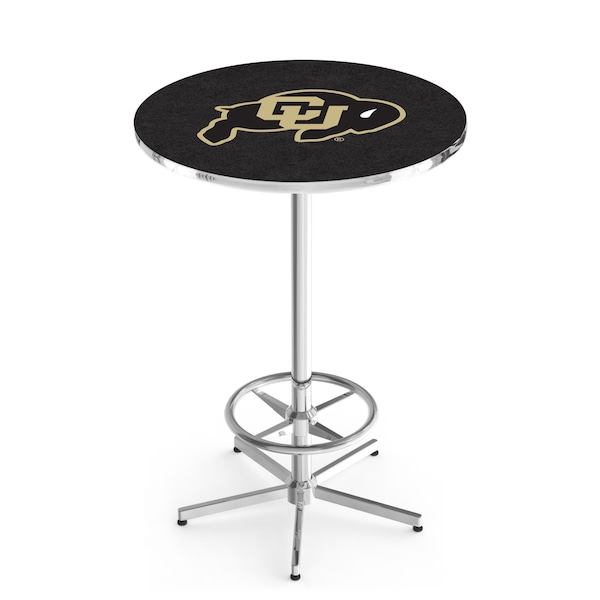 42" Chrome Colorado Pub Table